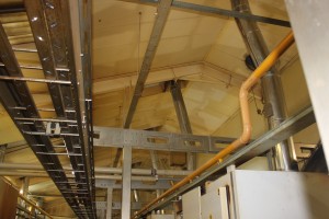 Asbestos insulation board (AIB) ceiling panels