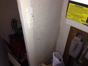 Asbestos insulation board (AIB), Electric cupboard